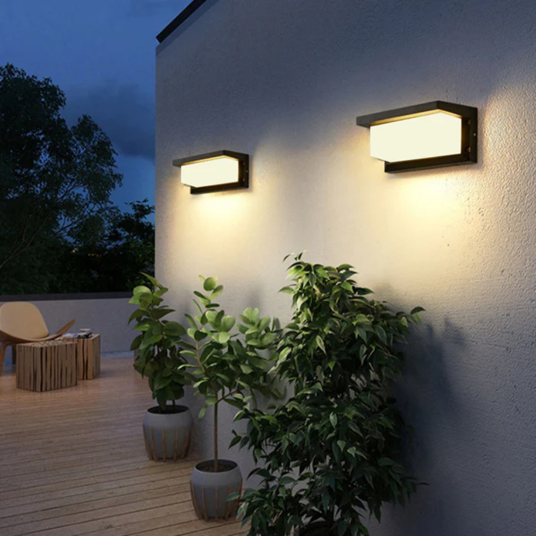 Außenwandleuchte mit Bewegungssensor | Kunststoff, 12,5 × 26 cm | LED 3000K, IP65 Wetterfest, 220V, Wandmontage 5