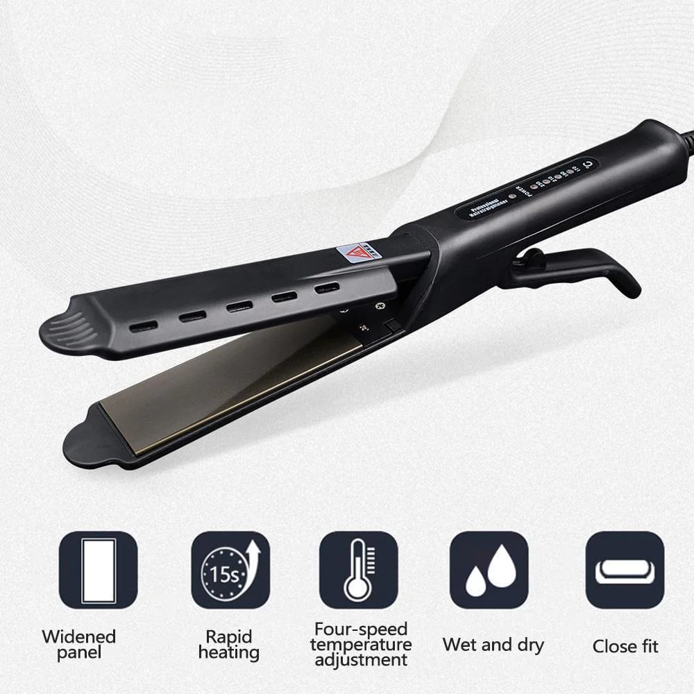 IronGlammer™ – 3-in-1-Haarglätter mit Keramik-Stylingbürste
