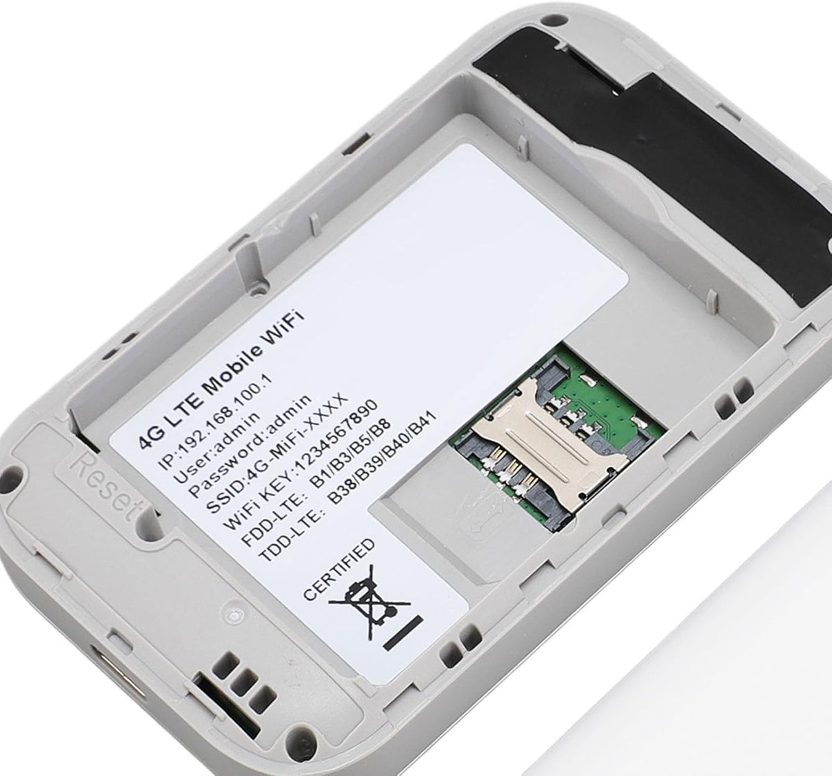 4G LTE USB WLAN Hotspot Modem | 300 Mbps WLAN, 150 Mbps LTE Geschwindigkeit | 3000mAh Akku für bis zu 10 Geräte