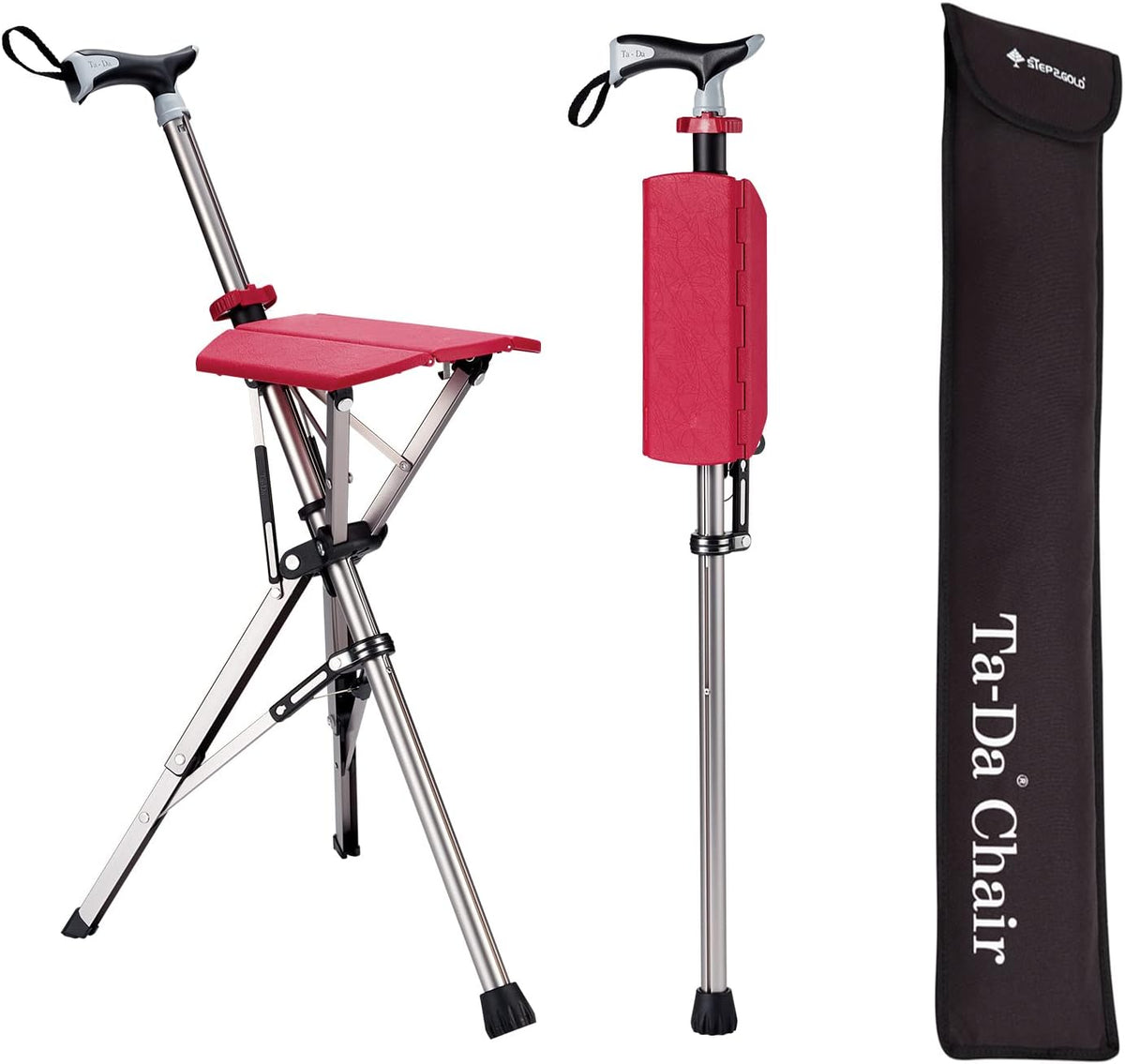 TaDa™ – Ein Sitzstock mit eingebautem Komfort für überall