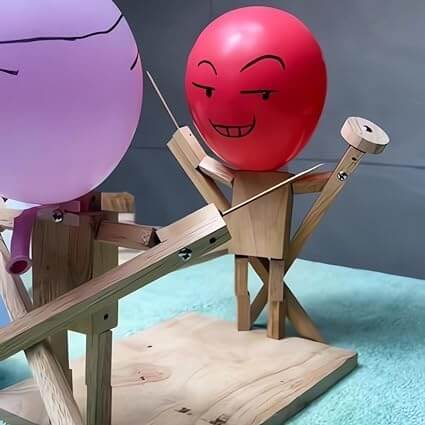 ScreenPuppets™ - Handgefertigt aus Holz