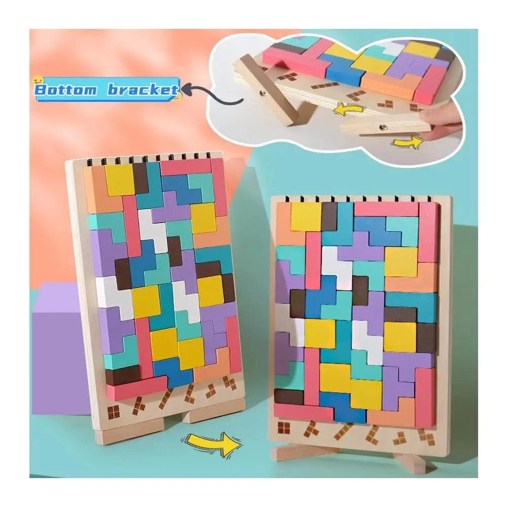 BlocksBrain™ – Holzstapelspiel