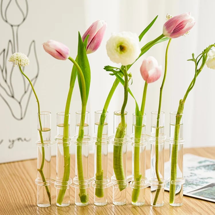 FlowerFasy™ – Flexible, aufklappbare Blumenvase für DIY-Blumendisplays