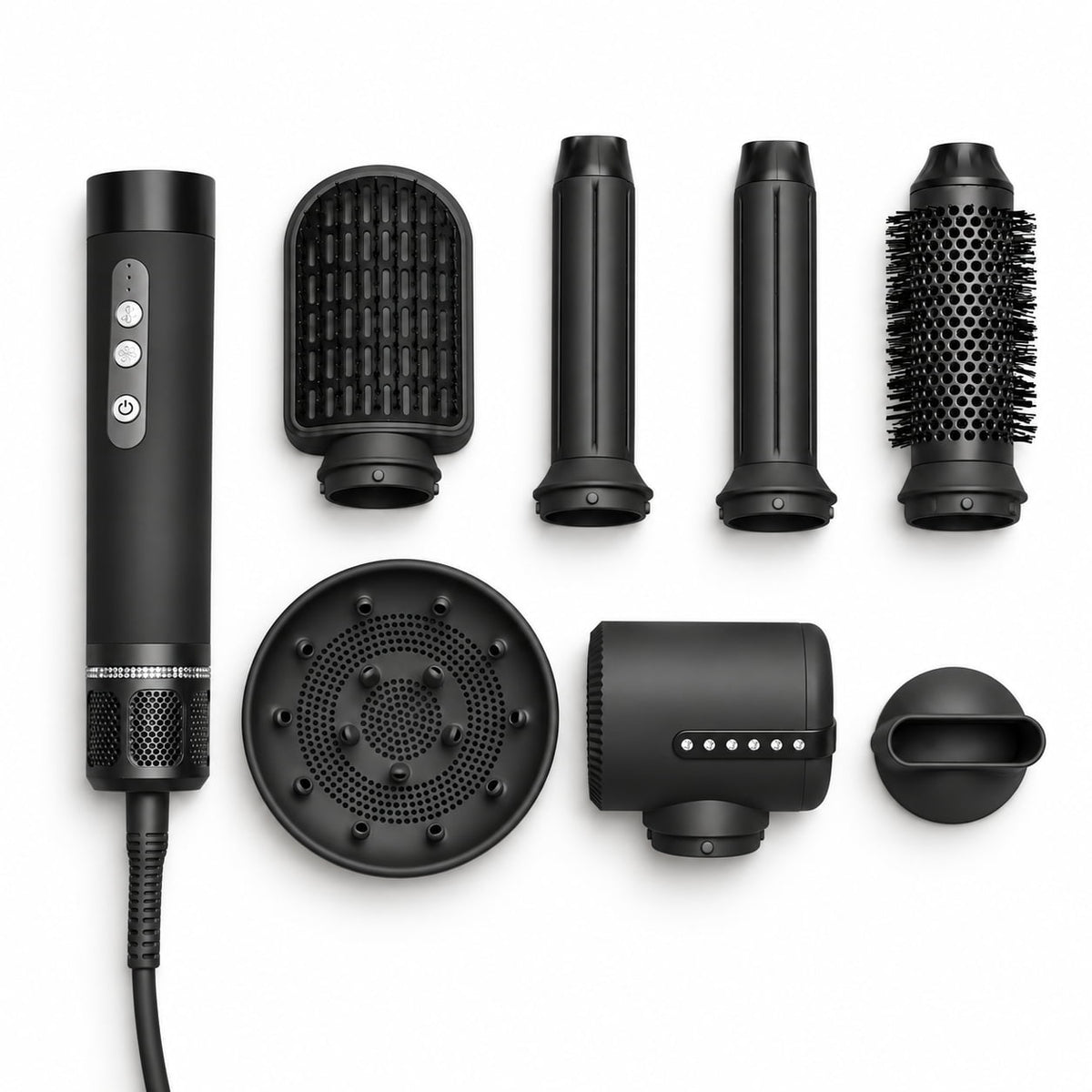 Multifunktions-Haarstyler 7 in 1 | 110.000 U/min Heißluft-Styler | Glätten, Locken & Volumen ohne Hitzeschäden 2