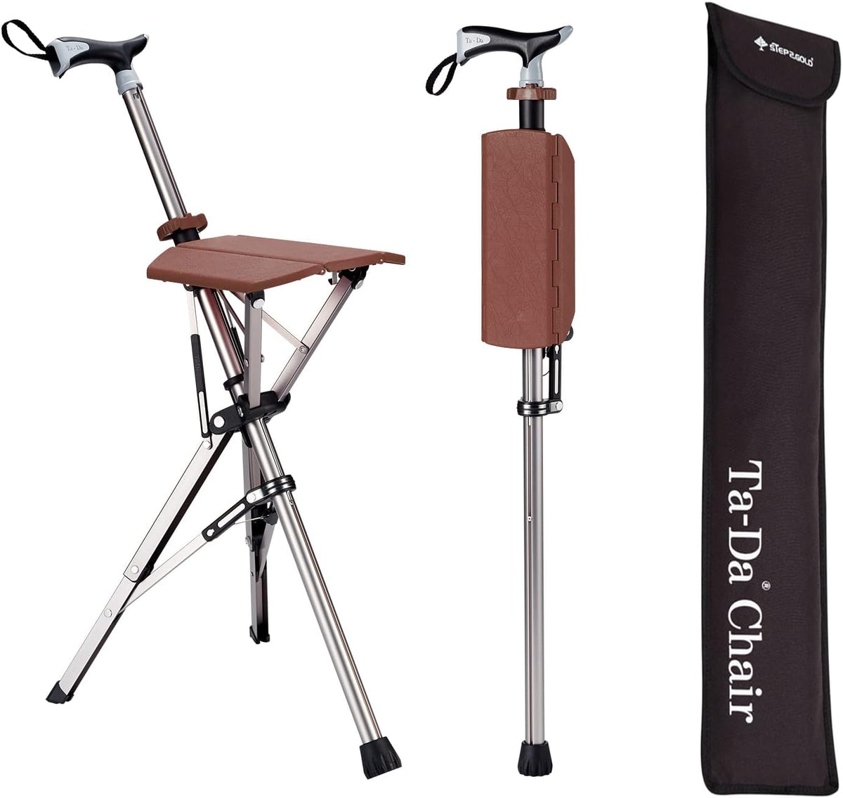 TaDa™ – Ein Sitzstock mit eingebautem Komfort für überall