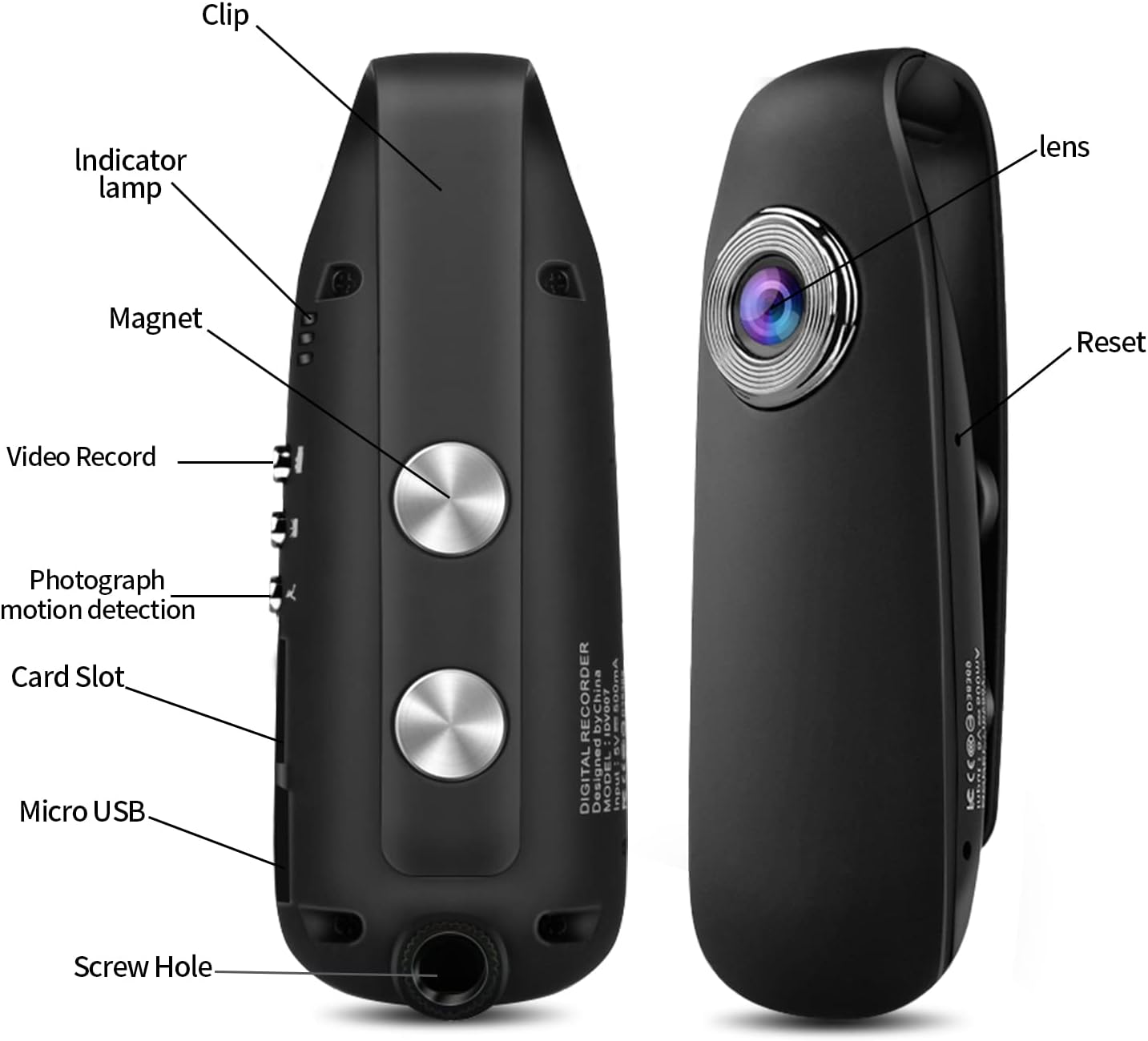 CamSnapper™ – Tragbare Mini-HD-Kamera