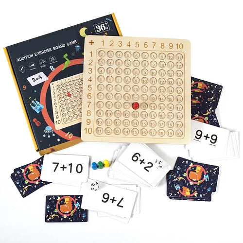 MathSmart™ – Multiplikationsspiel aus Holz für unterhaltsames Lernen