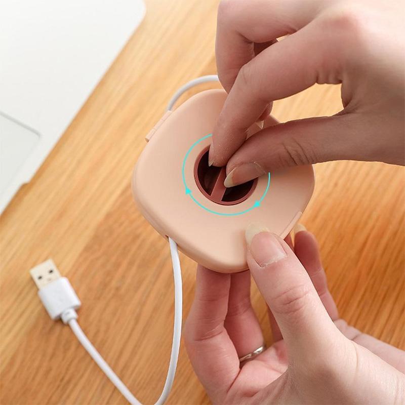 Kabelwickler mit Handyhalterung ABS | 2-in-1 Organizer für Ladekabel, Kopfhörer und USB-Kabel | Schützt vor Kabelbruch 5