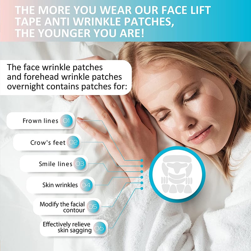 SilkSmoother™ – Silikonpflaster für die Nacht für faltenfreie Haut