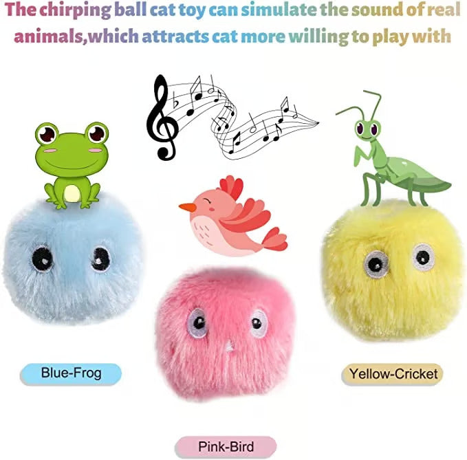 BallFuzzy™ – Interaktive Plüschbälle für Katzen