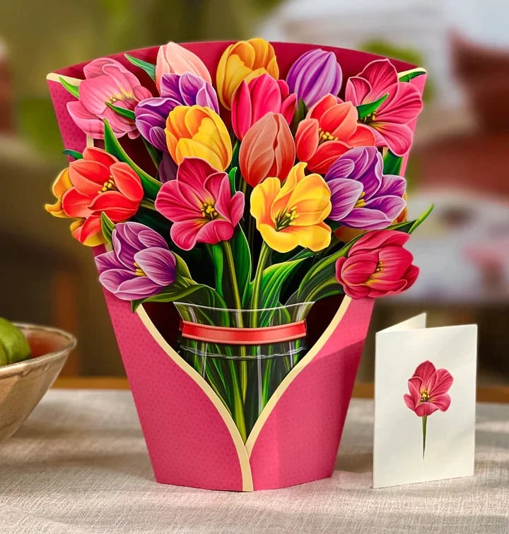 BlossomCard™ – Pop-up-Blumensträuße aus Papier