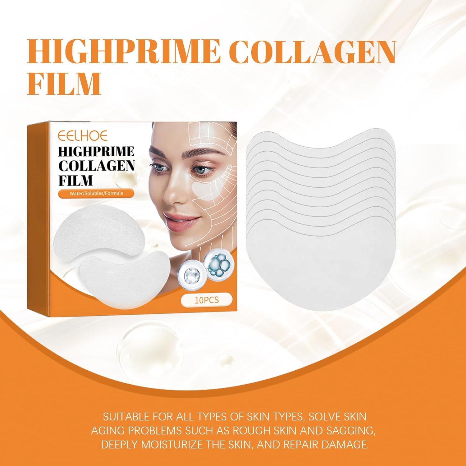 1+1 Gratis | RenewYouth™ – Lösliche Kollagen-Gesichtsmaske, Anti-Aging-Feuchtigkeitsmaske