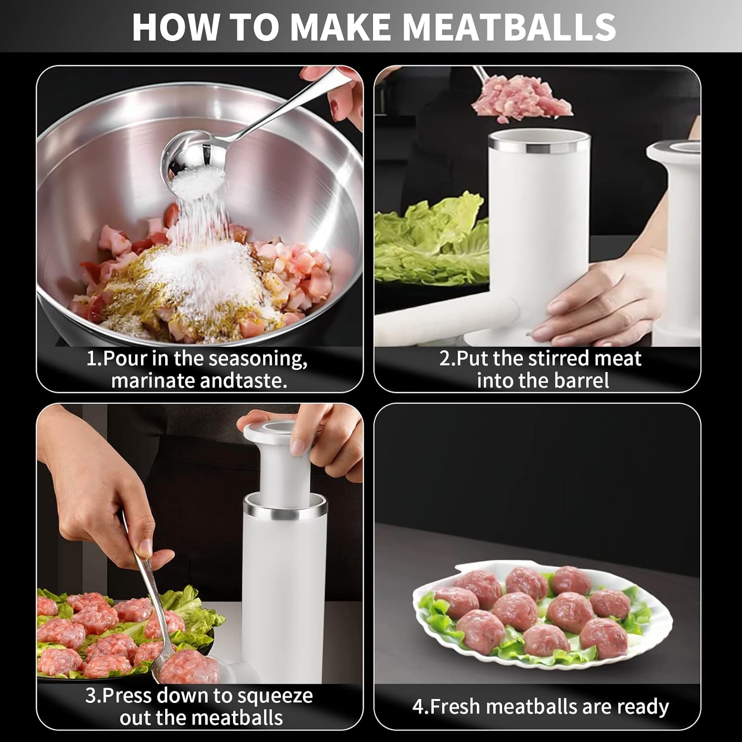 SausageMaker™ – Machen Sie hausgemachte Würstchen und Frikadellen