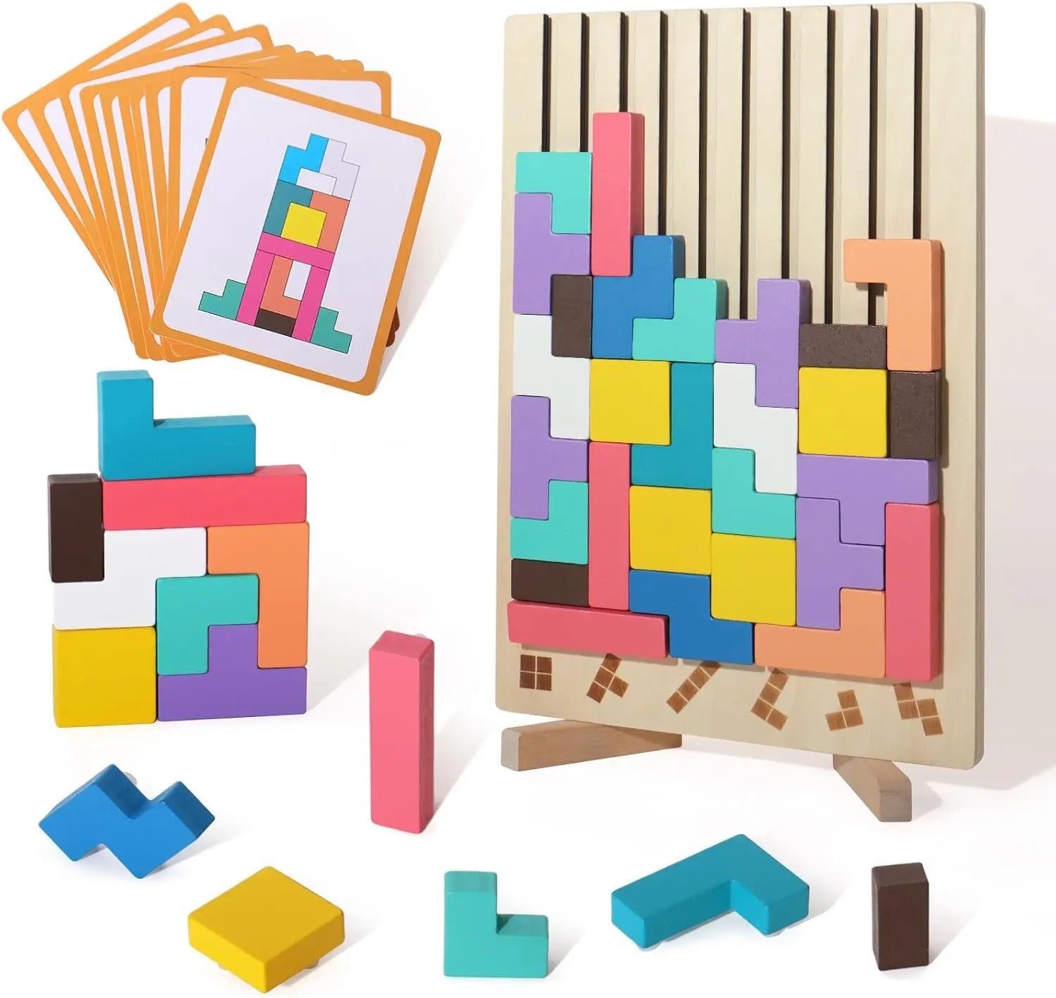 BlocksBrain™ – Holzstapelspiel