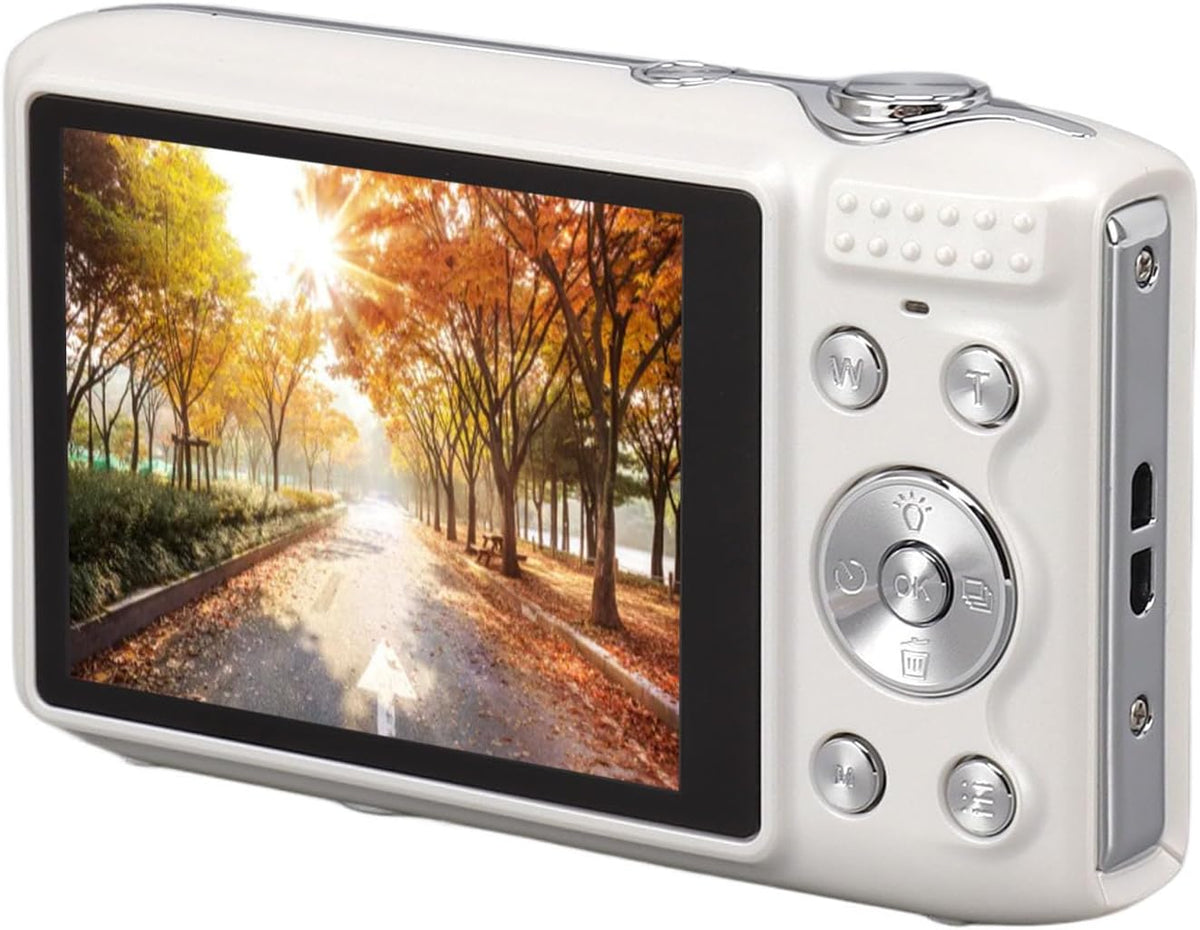Kompakte 4K Digitalkamera mit 58MP Fotos | 16-facher Zoom & 2,88-Zoll-Display | Wiederaufladbarer Akku per USB 26