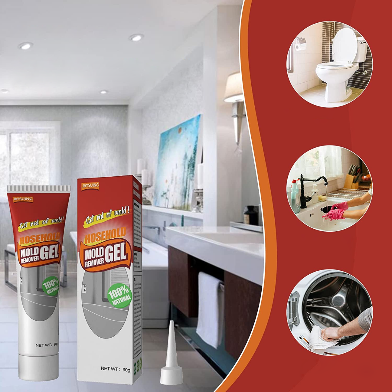 1+1 Gratis | MoldewGuard™ – Natürliches Gel zur Schimmelentfernung
