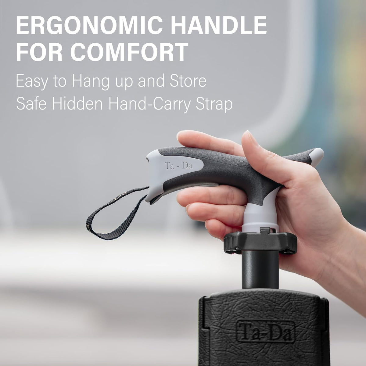TaDa™ – Ein Sitzstock mit eingebautem Komfort für überall