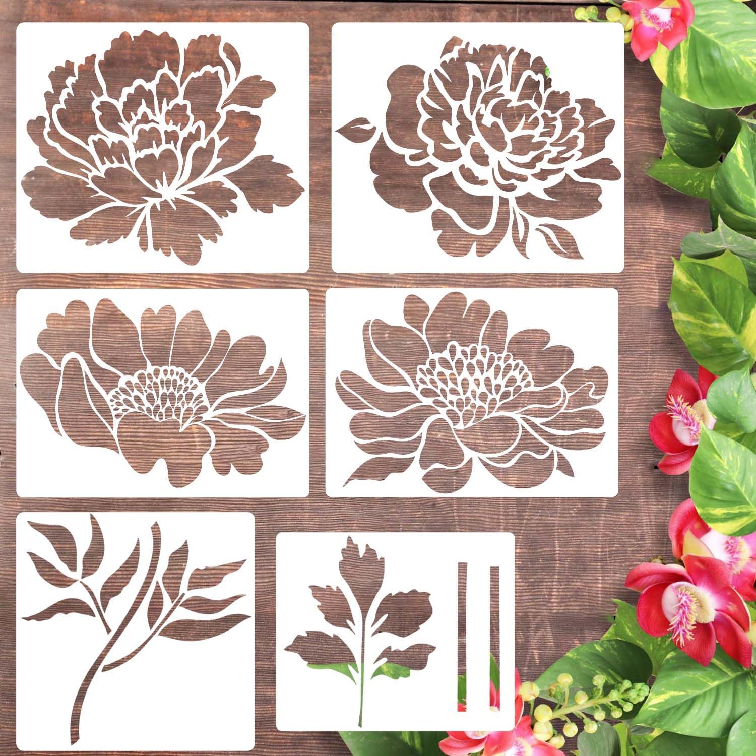 PaintBlossom™ – DIY-Blumenwandschablonen-Set für die Dekoration von Haus und Garten