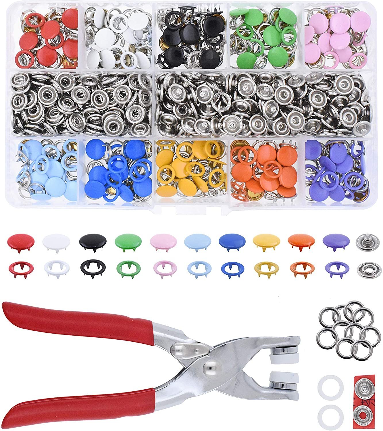 PlierSnap™ – Metall-Druckknöpfe mit Crimpzange