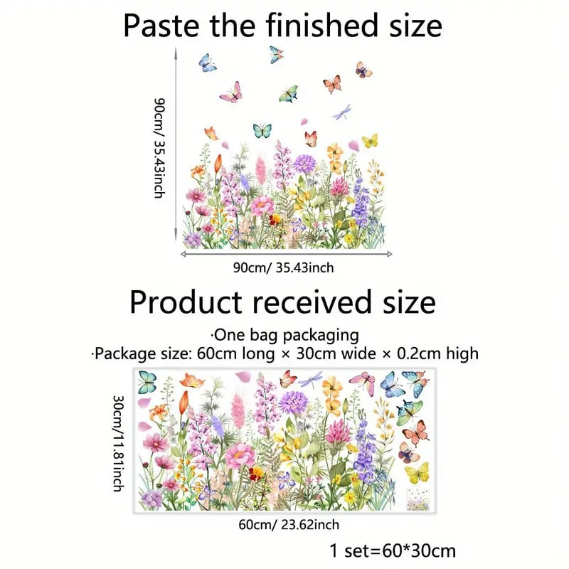 1+1 Gratis | FlowerSticky - Fenstersticker