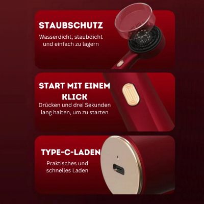 ScalpRelax™ – Massagekamm mit Öl-Infusion und Rotlichttherapie