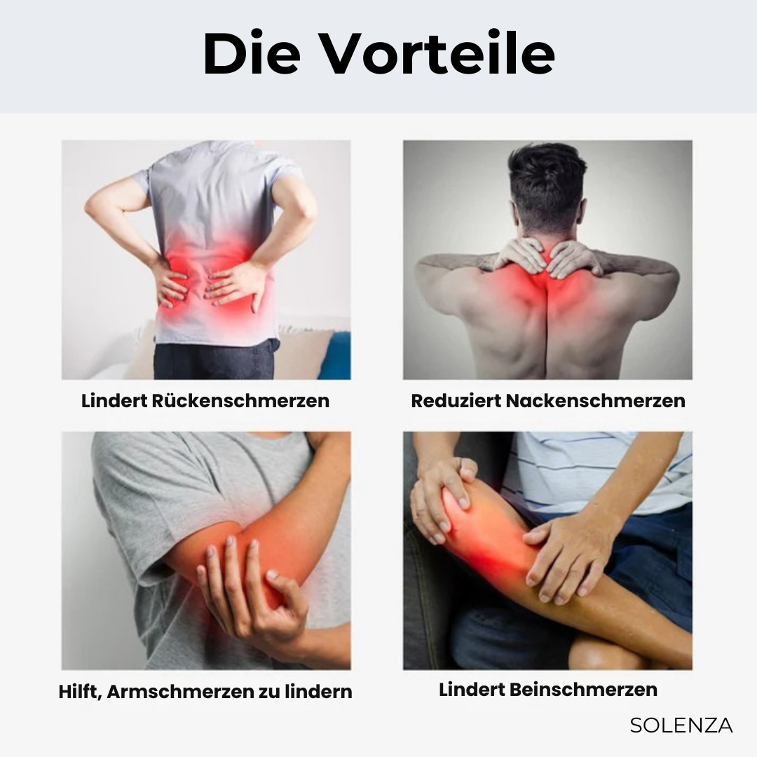 Muskelmassagegerät mit 10 Intensitätsstufen | Für Nacken, Rücken, Hüfte, Beine und Füße | ABS/PC Gehäuse, robust im Alltag 2