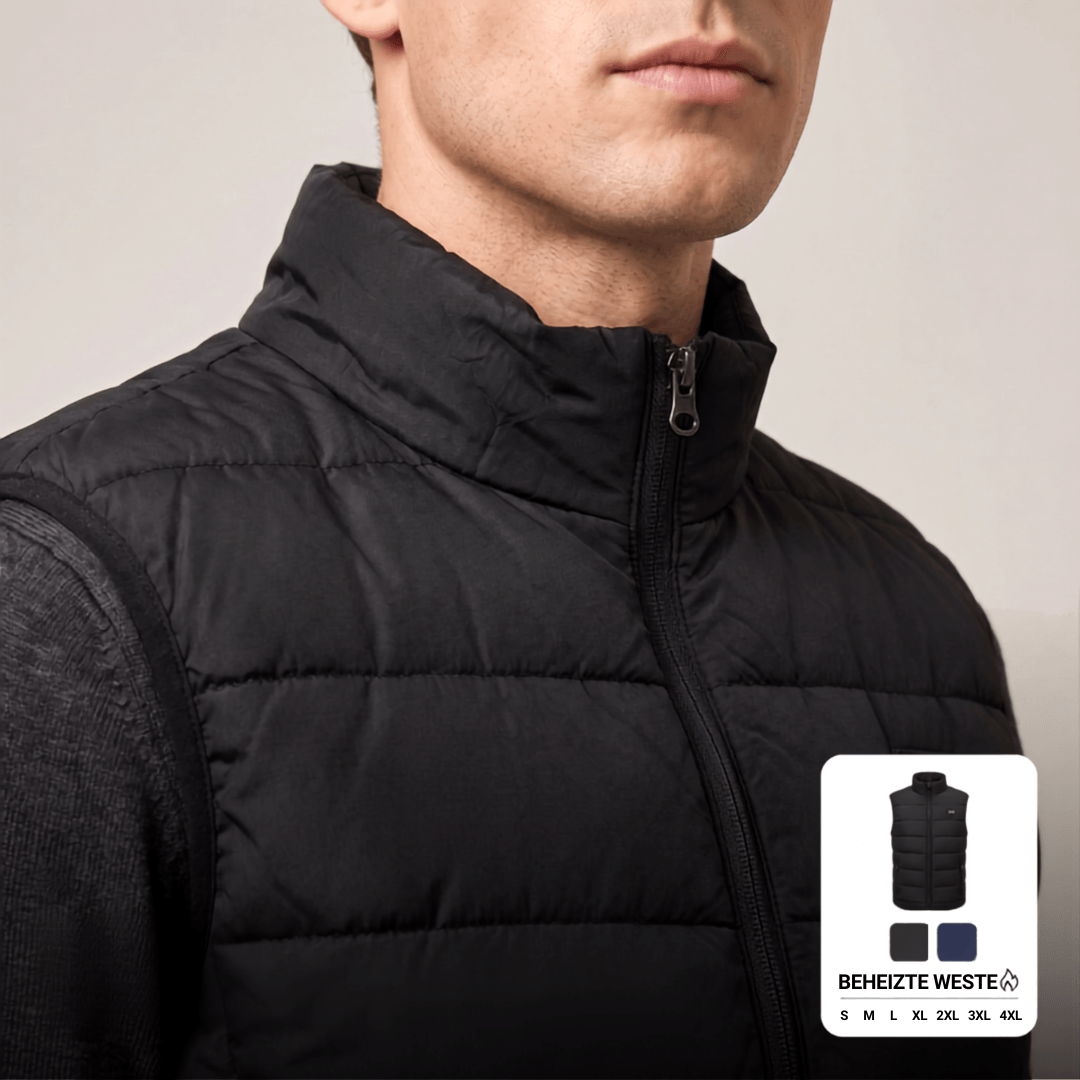 Beheizte Weste Herren | 9 Heizzonen & USB-Betrieben 14