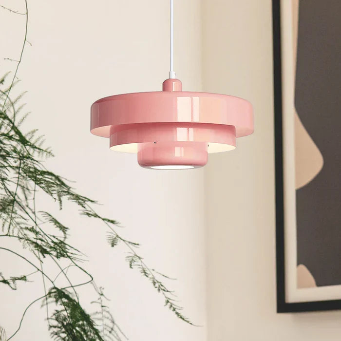 LED-Pendelleuchte Eisen Ø 35 cm, Höhe 21 cm | Geometrisch, 5 Farben wählbar | Warmweiss, Kaltweiss, Neutral, höhenverstellbar 8