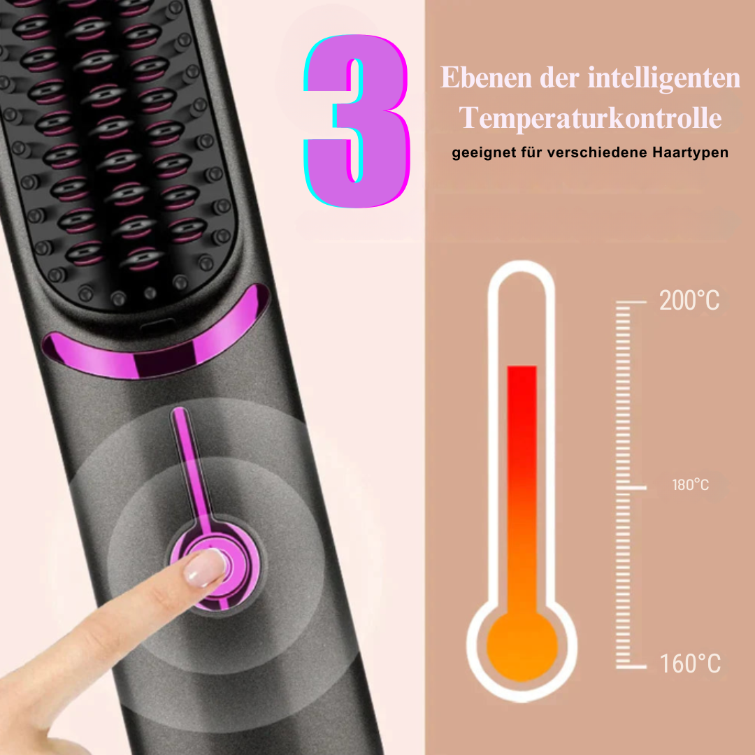 TraviLush™ - Kabelloses Haarglättungsgerät für unterwegs