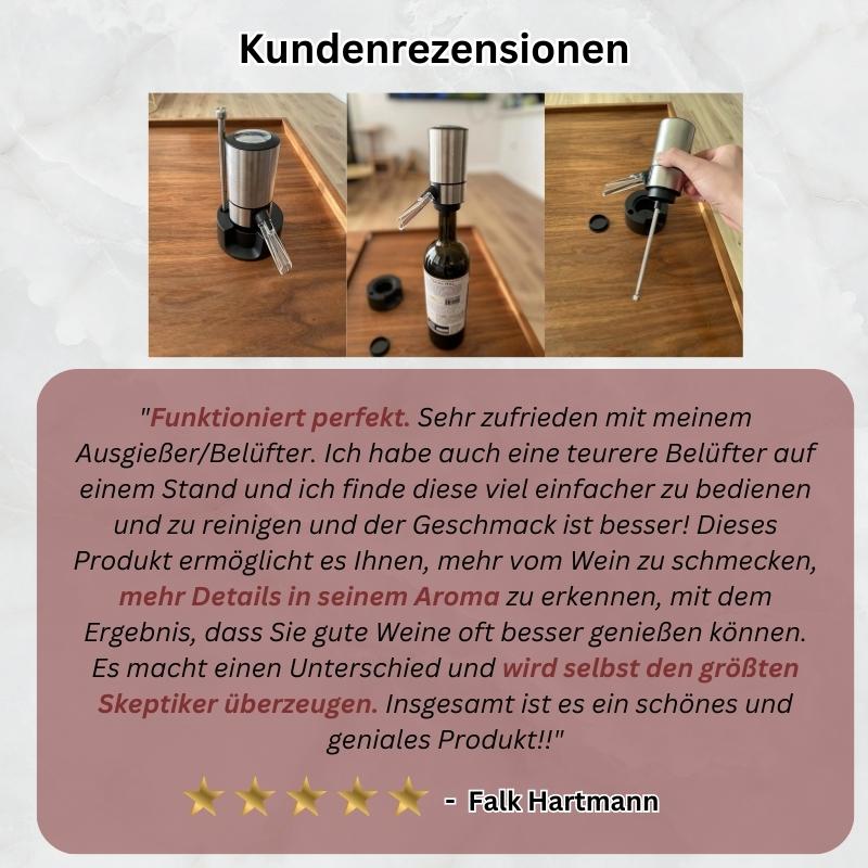 AeroBlend™ - Weinbelüfter, Aufbewahrung und Spender in einem!