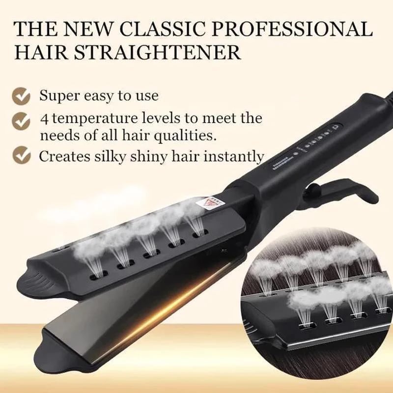 IronGlammer™ – 3-in-1-Haarglätter mit Keramik-Stylingbürste