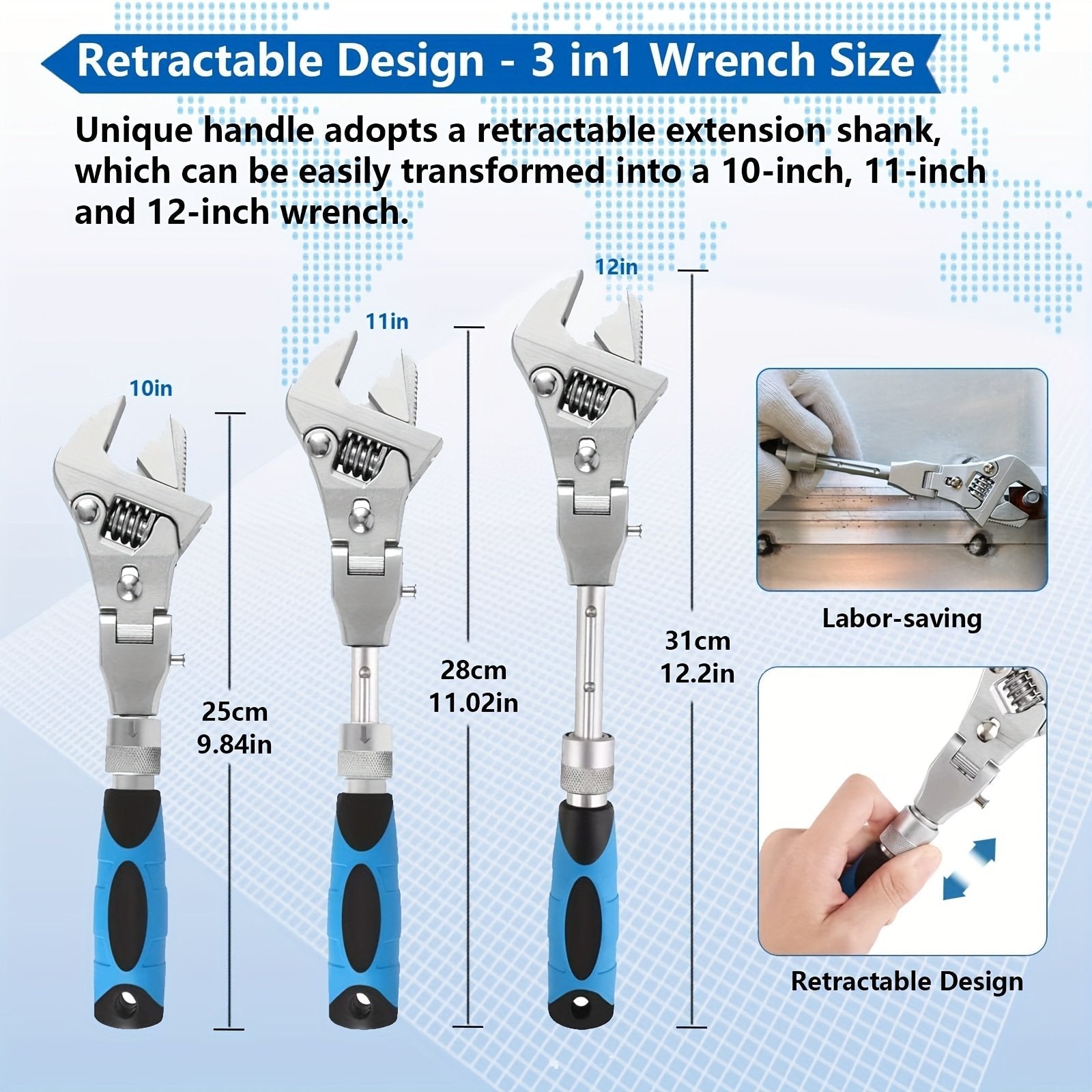 MultiWrenchy™ – Verstellbarer Klappschlüssel