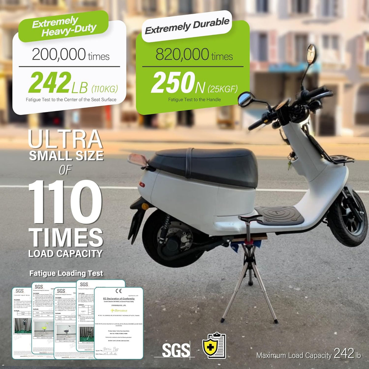 TaDa™ – Ein Sitzstock mit eingebautem Komfort für überall
