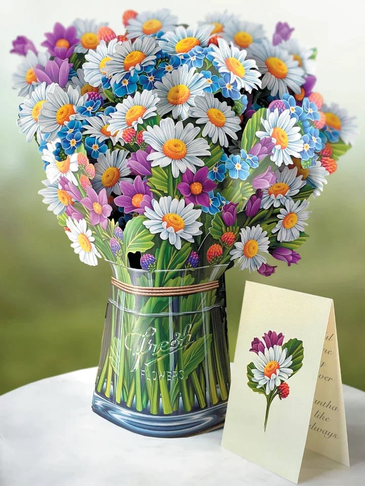 BlossomCard™ – Pop-up-Blumensträuße aus Papier