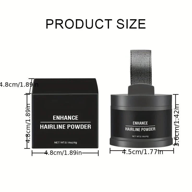 Ansatzpuder Haare Wasserfest Deckend Pflegend mit integriertem Spiegel