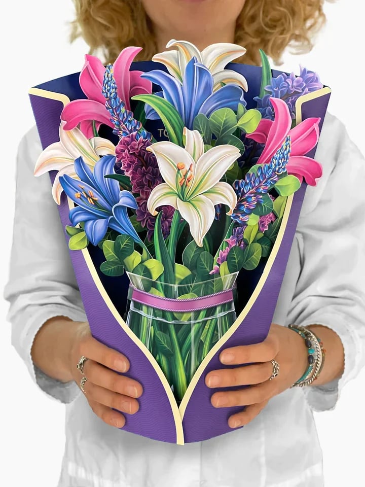 BlossomCard™ – Pop-up-Blumensträuße aus Papier