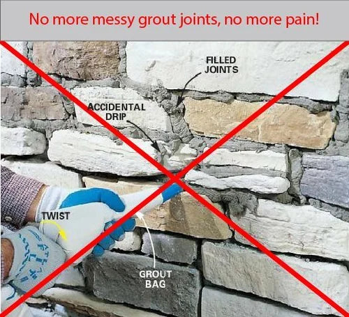 CementyFill™ – Präzisions-Zement-Kalksprühgerät für Fliesen- und Ziegelreparaturen