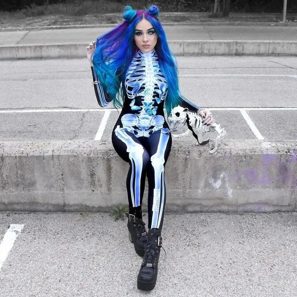 SuitSkuller™ – Realistischer Röntgen-Skelett-Bodysuit