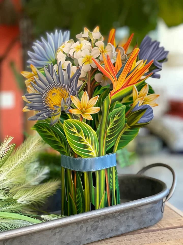 BlossomCard™ – Pop-up-Blumensträuße aus Papier