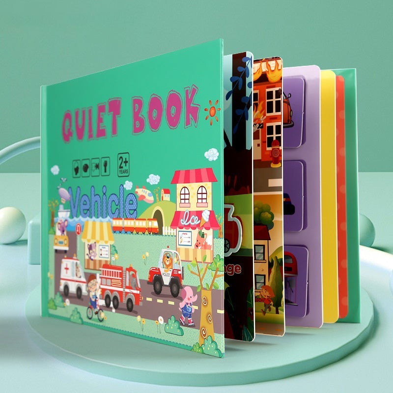 Booky™ - Beschäftigtes Buch für Kinder zur Entwicklung von Lernfähigkeiten