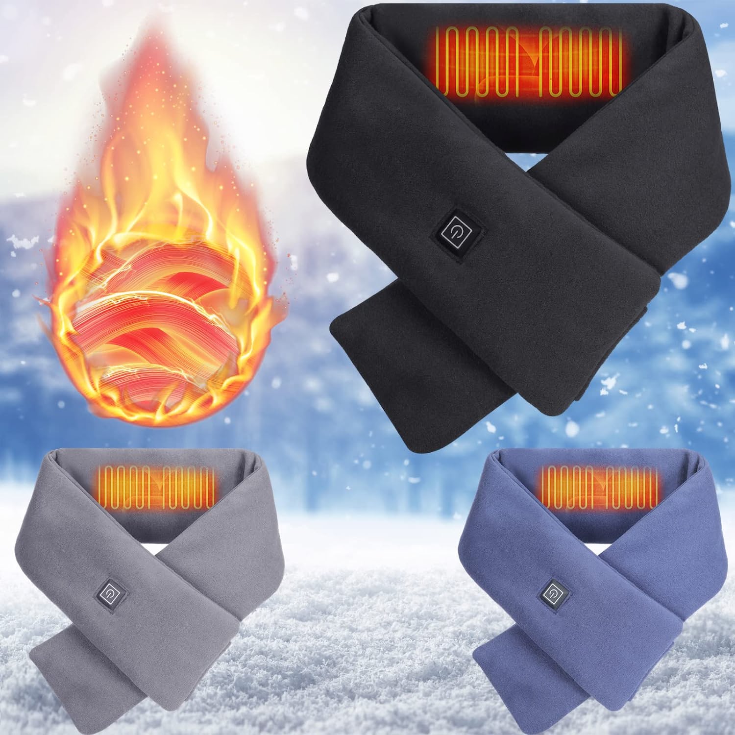 HeatScarf™ – Elektrischer Heizschal