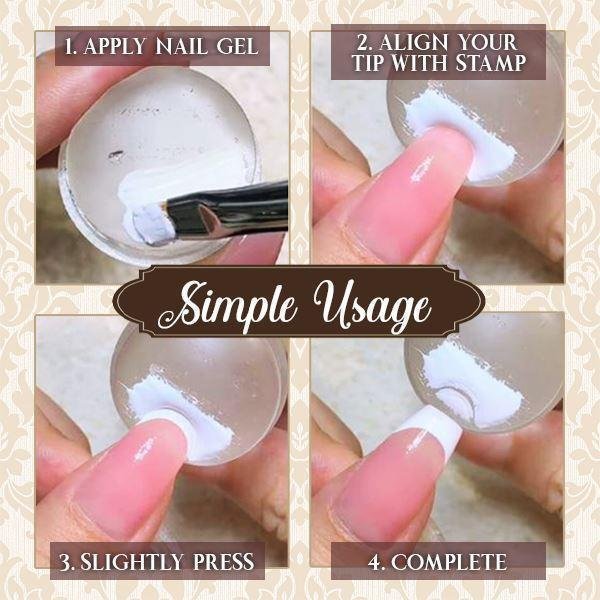 DreamyDip™ - Nail Art Gelee-Stempel (3 Stk)