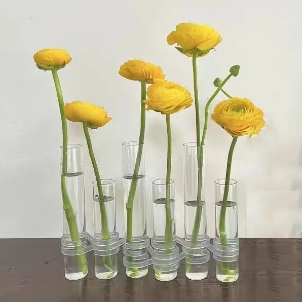 FlowerFasy™ – Flexible, aufklappbare Blumenvase für DIY-Blumendisplays