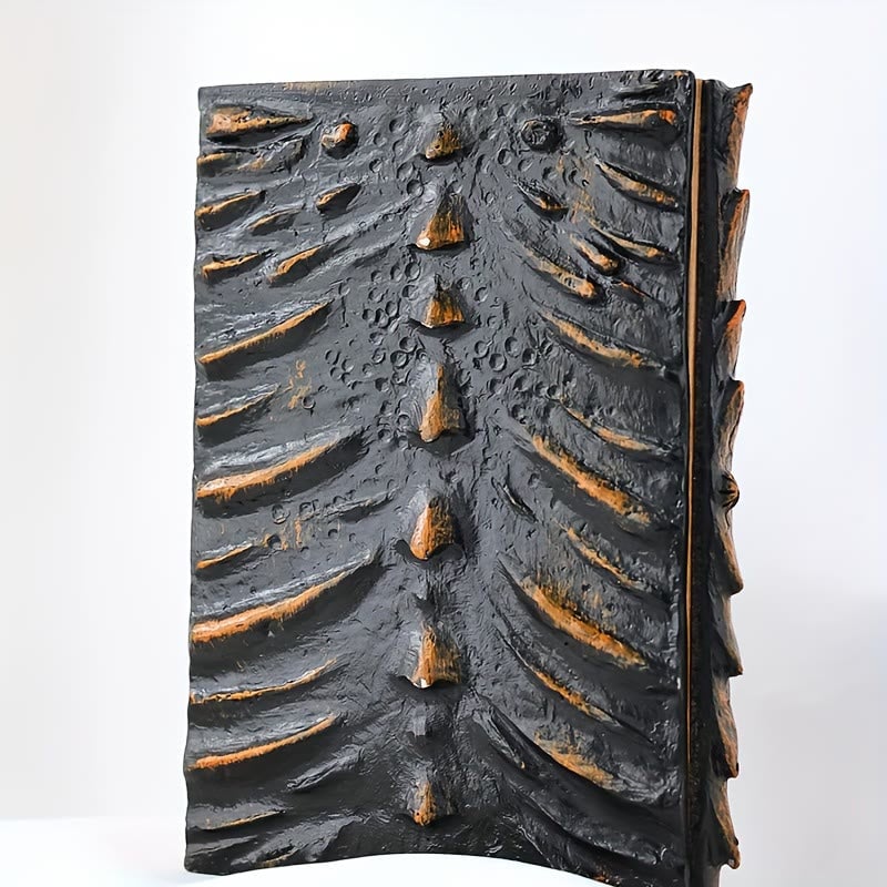 DragonBook™ – Handgefertigtes, geprägtes Harz-Tagebuch mit graviertem Einband