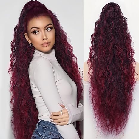 VolureStyle™ – Natürlich aussehender Clip-in-Pferdeschwanz für sofortiges Volumen