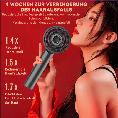 ScalpRelax™ – Massagekamm mit Öl-Infusion und Rotlichttherapie