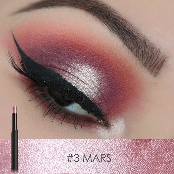 2-in-1 Lidschatten Eyeliner Stift für Damen | Wasserfest & Wischfest | Hypoallergen, Aufbaubar, Kein Primer nötig 3