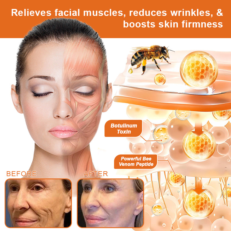 Anti-Aging Serum Stick für Frauen | Bienengift, Hyaluron & Peptide | Strafft Haut & Reduziert Falten für Gesicht & Körper 7