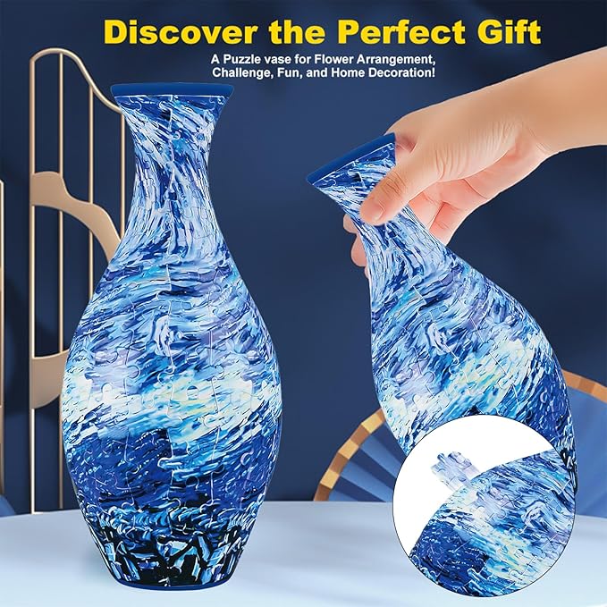 VasePure™ – Puzzle-Blumenvase, die echtes Wasser fasst