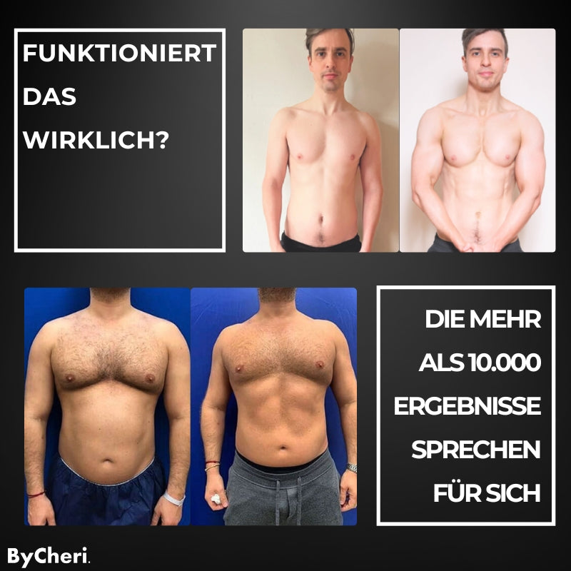 Abstructo - EMS Muscle Pads – Kabelloser Bauchmuskelstimulator